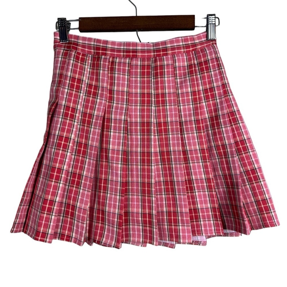 Sangtree Plaid Pleated Skort Womens Size Medium NWT